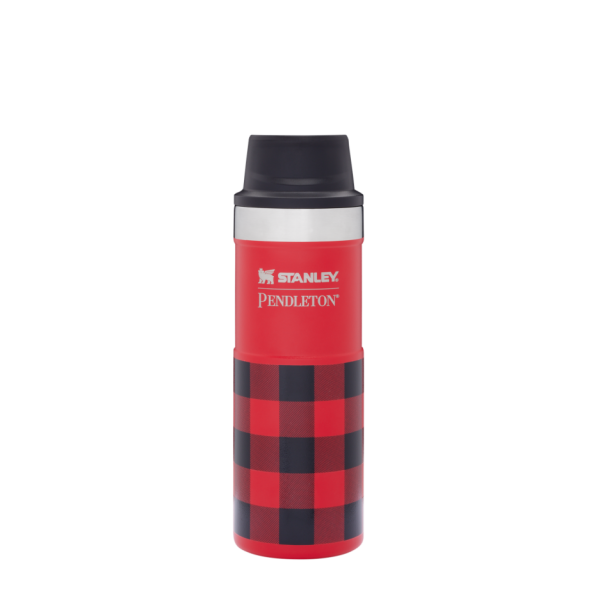 Stanley x Pendleton 0.47L Travel Mug - Red & Black Plaid Design