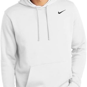 Nike Men's Hoodie Sweatershirt Pullover Club Cotton With Big and Tall Sizes-0