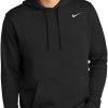 Nike Men's Hoodie Sweatershirt Pullover Club Cotton With Big and Tall Sizes-0
