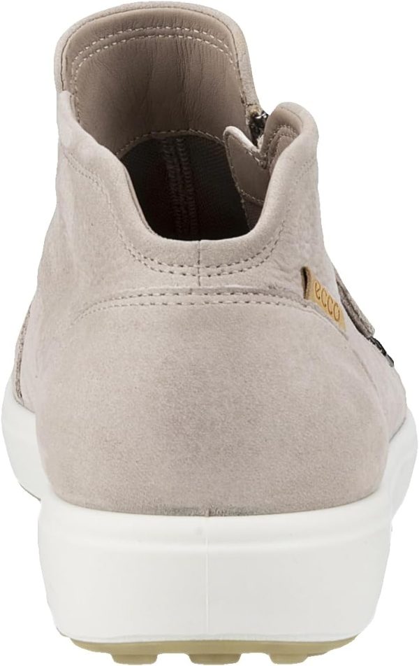 ECCO Women's Soft 7 Side Zip Bootie Sneaker, 7.5 US-2