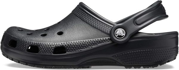 Crocs Unisex-Adult Classic Clogs, Black, 16 Men/18 Women-0