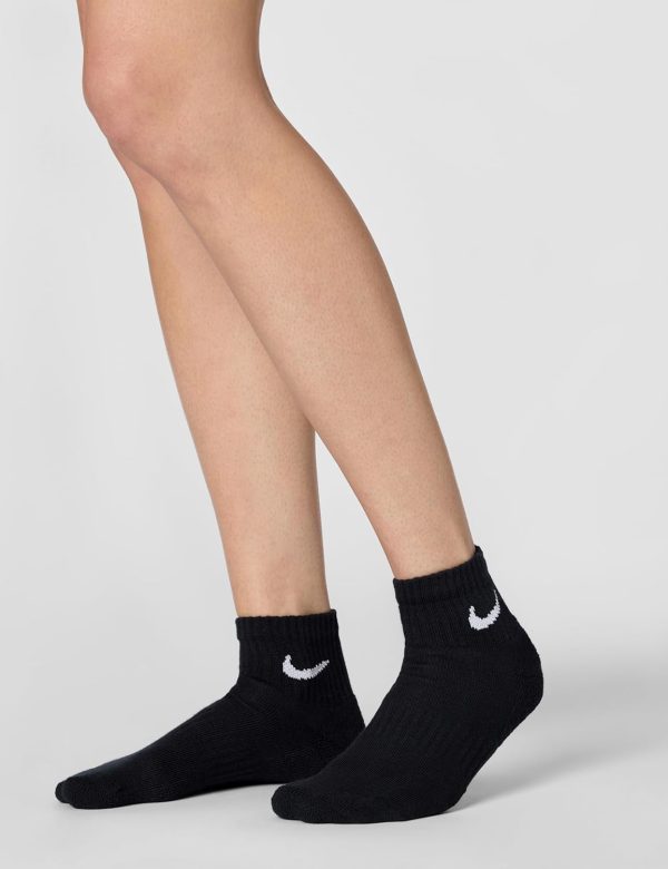Nike Unisex Adult Everyday Cushioned Training Ankle Socks (3 Pairs)-3