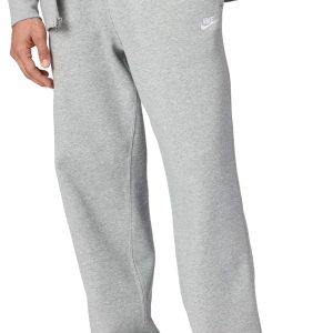 Nike Mens Club Open Hem Brushed Fleece Pants-0