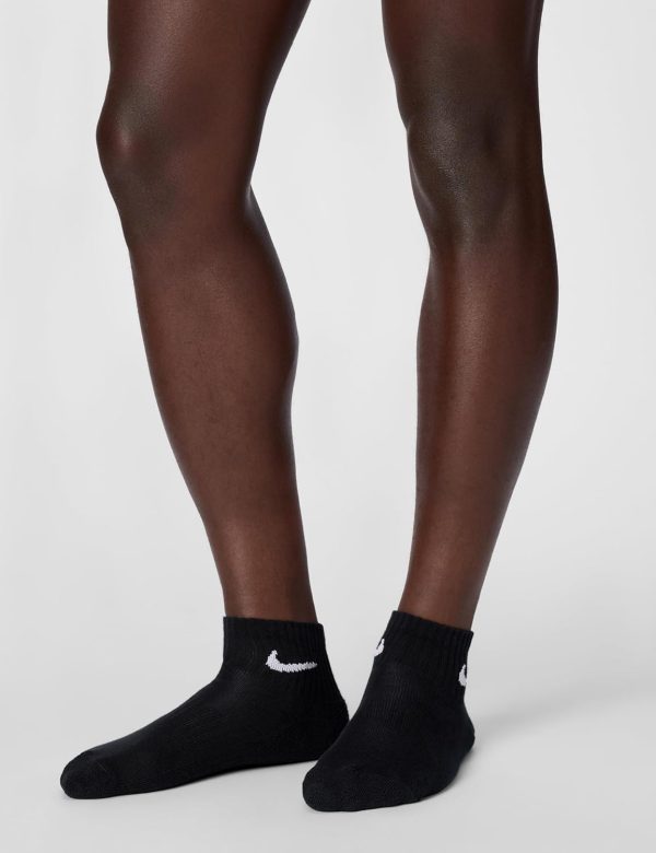 Nike Unisex Adult Everyday Cushioned Training Ankle Socks (3 Pairs)-1