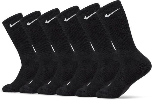 Nike Everyday Cushioned Training Crew Socks (6 Pairs)-0