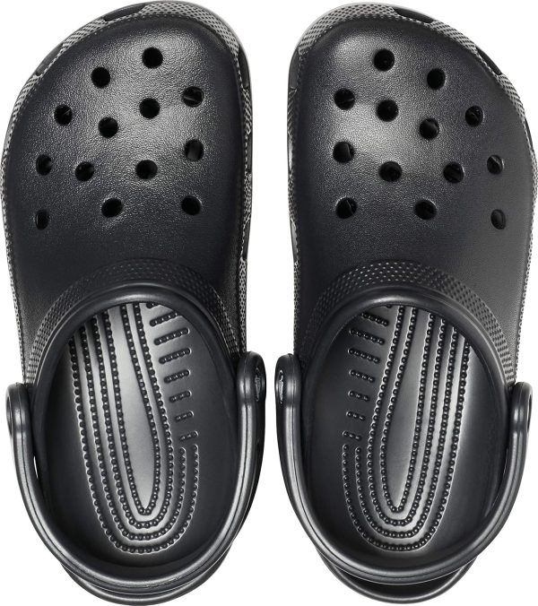 Crocs Unisex-Adult Classic Clogs, Black, 16 Men/18 Women-2
