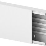 Cable Coach Kabelkanal groß 60x200 mm, 1 m weiß – robuster Kabelkanal für viele Kabel an Wand oder Decke, für Innen- und Außenbereich, Büro Werkstatt Heimwerker-0