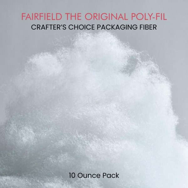 Poly-fil Fairfield CCDF10 Crafter's Choice Dry Packing Fiber Fill 10 Ounce Bag, Blue/Orange-1