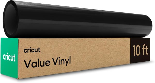 Cricut® Value Permanent Vinyl, Black (12 in x 10 ft)-0