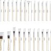 Paint Brushes Set of 24 Pieces Wooden Handles Brushes with Canvas Brush Case, Professional for Oil, Acrylic and Watercolor Painting-1