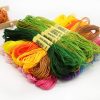 Friendship Bracelet String 50 Skeins Rainbow Color Embroidery Floss Cross Stitch Embroidery Thread Cotton Floss Bracelet Yarn, Craft Floss-3