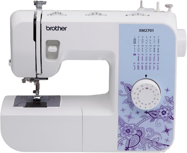 Brother XM2701 Sewing Machine, Lightweight, Full Featured, 27 Stitches, 6 Included Feet-0