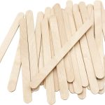 KTOJOY 200 Pcs Craft Sticks Ice Cream Sticks Natural Wood Popsicle Craft Sticks 4.5 inch Length Treat Sticks Ice Pop Sticks for DIY Crafts-0