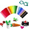 Pipe Cleaners Craft Bulk,Kids Toys & Games Gifts,200pcs Arts Crafts,Chenille Stems Art Supplies for Projects Creative DIY Room Decor,Christmas Decorations,Juegos para Niños Fidget Toys for Ages 5-7-0