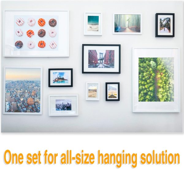 KURUI 700pcs Hardware Nails for Hanging Pictures, Up to 2"-Long Finish Nails Assortment Kit for Wall Art Decor, 640 Frame Nails and 60 Small Finishing Nails for Drywall Wood - Silver Picture Hangers-3