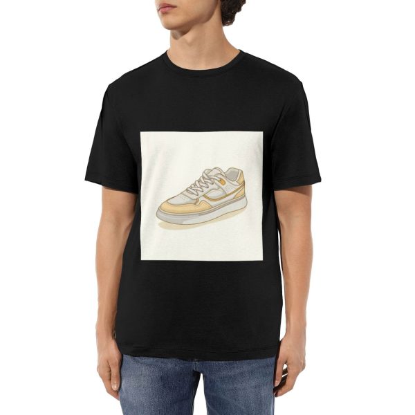 180g成人纯棉圆领T恤-烫画-0