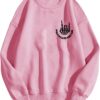Generic Women's Loose Fit Hoodie Winter Casual Sweatshirt-1