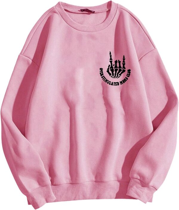 Generic Women's Loose Fit Hoodie Winter Casual Sweatshirt-1